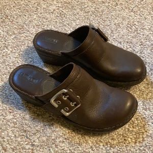 Born Dark Brown Slip on Shoes